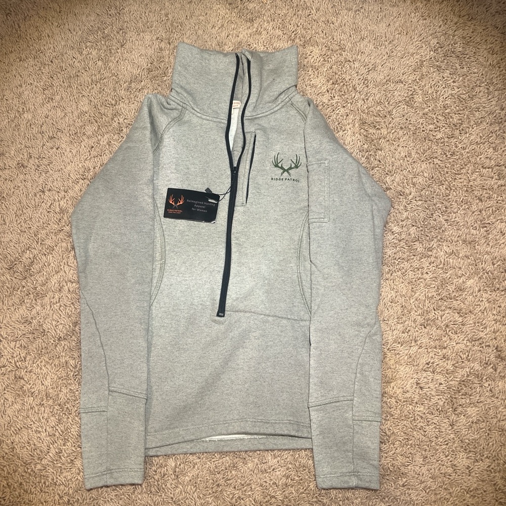 Women hunting jacket, half zip with shoulder and breast pocket